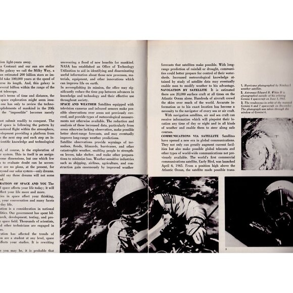 Space: The New Frontier | NASA EP-6 Revised 1966 | Saturn V Photo Cover - Picture 4 of 10